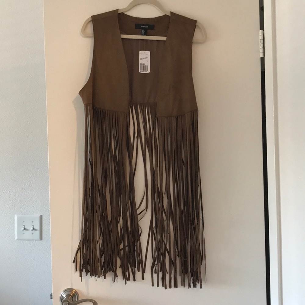 Fringe vest jacket